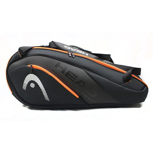 Planet Gates black HEAD Tennis Rackets Bag 6 Pieces Hard Shell Sports Bag Large Capacity 9 Badminton Racquets Backpack Men Women Tenis Squash Padel