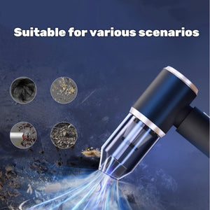 Planet Gates Black High Power Handheld Car Vacuum Cleaner Portable Home Car Dual-use Car Vacuum Cleaner Wireless Charging Portable