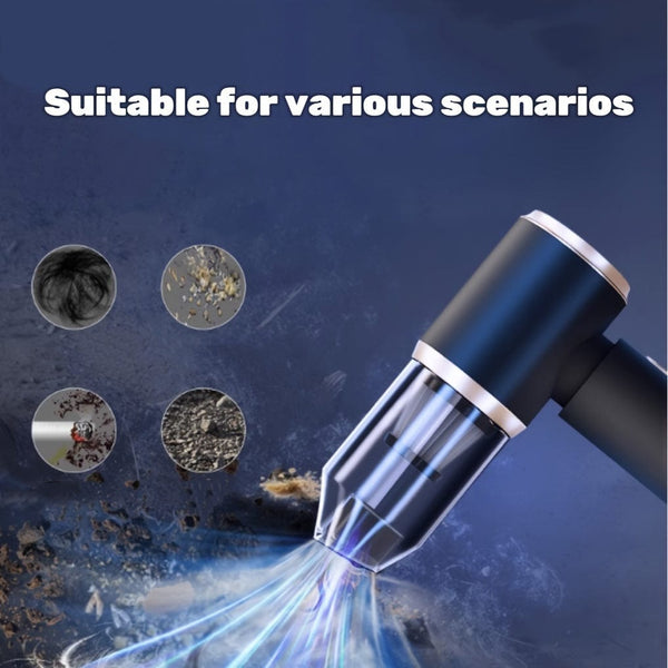 Planet Gates Black High Power Handheld Car Vacuum Cleaner Portable Home Car Dual-use Car Vacuum Cleaner Wireless Charging Portable