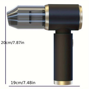 Planet Gates Black High Power Handheld Car Vacuum Cleaner Portable Home Car Dual-use Car Vacuum Cleaner Wireless Charging Portable