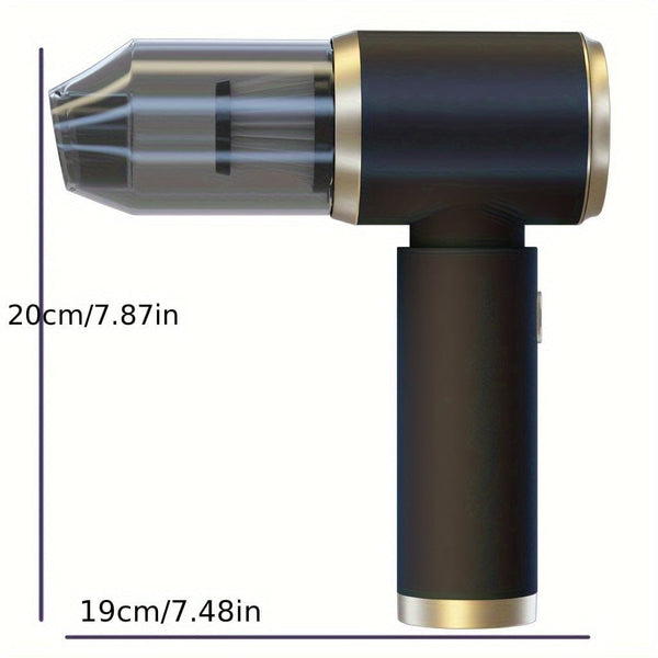 Planet Gates Black High Power Handheld Car Vacuum Cleaner Portable Home Car Dual-use Car Vacuum Cleaner Wireless Charging Portable