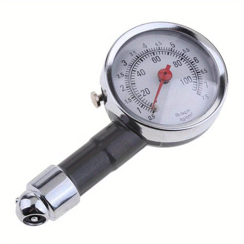 Planet Gates Black High-Precision Auto Tire Air Pressure Gauge - Monitor & Measure Your Vehicle's Tyres with Ease!