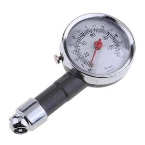 Planet Gates Black High-Precision Auto Tire Air Pressure Gauge - Monitor & Measure Your Vehicle's Tyres with Ease!