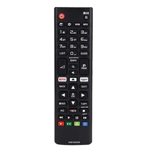 Planet Gates Black HIGH QUALITY ABS REMOTE CONTROL AKB75095308 FOR LG SMART TV 433MHZ