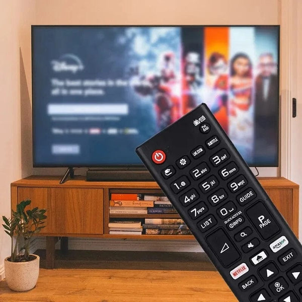 Planet Gates Black HIGH QUALITY ABS REMOTE CONTROL AKB75095308 FOR LG SMART TV 433MHZ