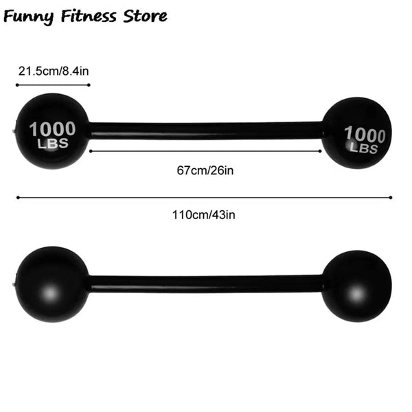 Planet Gates black Inflatable Barbell Toys Creativity PVC Party Event Game Props Decoration Simulation Gym Fun Game Barbell Funny Toys Gifts