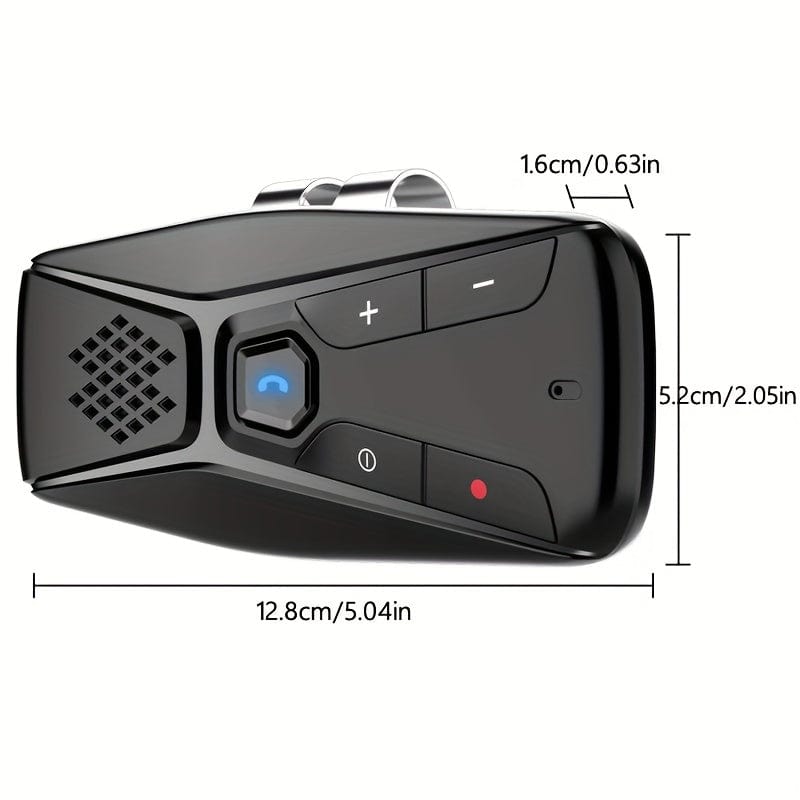 Planet Gates Black JaJaBor Wireless Car Kit Handsfree Speakerphone With Microphone Wireless Automatic Shut Down And Auto Connect Siri Voice Assistance With Visor Clip