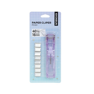 Planet Gates Black KHINSUN Paper Clipper Staplers Push Clamp File Documents Binding Tool Stapling Machine Paper Clips With Refills Office Supplies