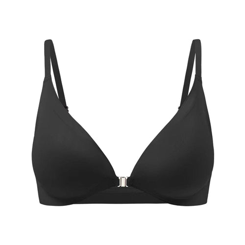 Planet Gates Black / L Hot Sale Bra with Front Opening Removeable Water Drop Cup Wireless Laser Cut Bra Brasier Para Mujer Women Seamless Bras