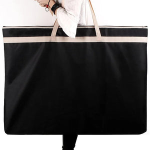 Planet Gates black Large File Bag A1 Paper Organizer Drawings Document Bag Black A1 Zipper Pouch A2 Document Storage Art Portfolio Bag