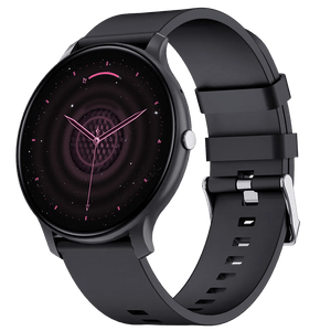 Planet Gates Black LAXASFIT Smart Watch Full Touch Screen Sports Fitness Tracker IP68 Waterproof Bluetooth Smart Watch Men Women Smart Watch 2024