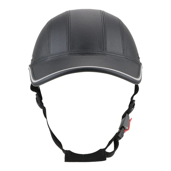 Planet Gates black LEEPEE For Cafe Racer Chopper Scooter Safety Hard Hat Half Face Vintage Summer Cap Motorcycle Half Helmet Baseball Cap Style