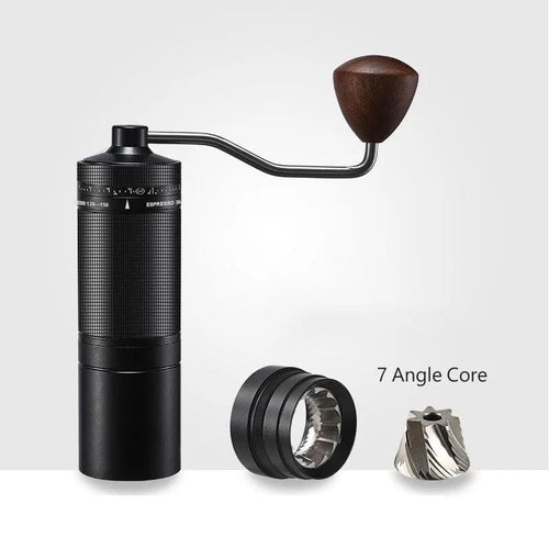 Planet Gates Black / M New 2024 Coffee Grinder Manual 7 Core Bean Coffee Grinder Espresso Portable External Adjustable Household Turkish Coffee Grinder