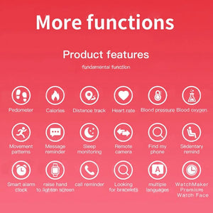 Planet Gates black M6 Smart Watch Men Women Fitness Smart Bracelet Sports Band Heart Rate Blood Pressure Monitor Waterproof Multi-function Watches