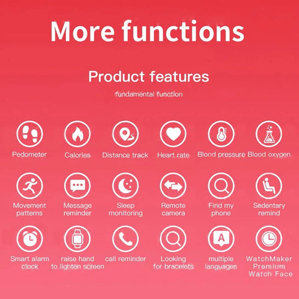 Planet Gates black M6 Smart Watch Men Women Fitness Smart Bracelet Sports Band Heart Rate Blood Pressure Monitor Waterproof Multi-function Watches