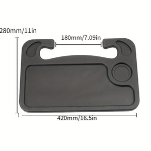 Planet Gates Black Make Driving Easier With The Multifunctional Car Steering Wheel Tray Table Steering Wheel Storage Rack Storage Board Card Table