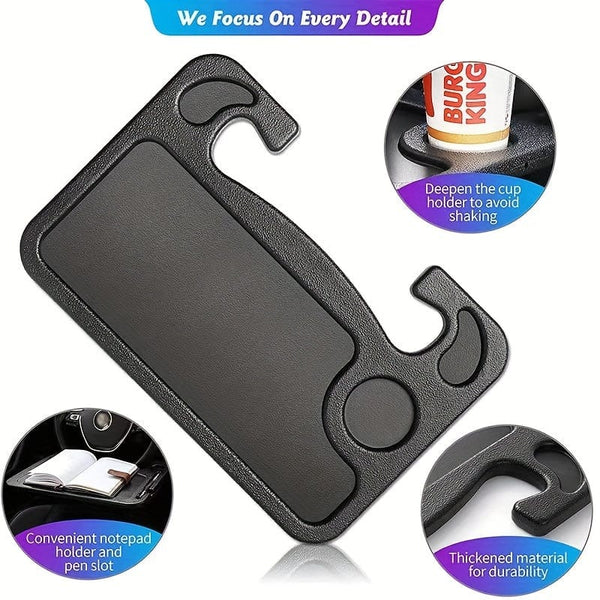 Planet Gates Black Make Driving Easier With The Multifunctional Car Steering Wheel Tray Table Steering Wheel Storage Rack Storage Board Card Table
