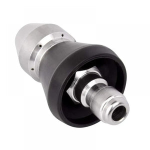 Planet Gates Black Metal 1/4"Quick High Pressure Washer 6 Jet Nozzle Universal Washing Machine Drain Pipe Dredging Cleaning Nozzle