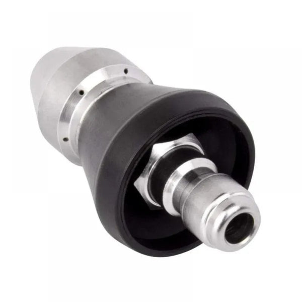 Planet Gates Black Metal 1/4"Quick High Pressure Washer 6 Jet Nozzle Universal Washing Machine Drain Pipe Dredging Cleaning Nozzle
