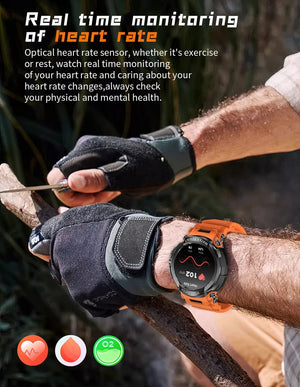 Planet Gates Black MEVADEN 1.5" Bluetooth Call GPS Smart Watch Men 120+ Sports Fitness Tracker Health Monitor Smartwatch for Android IOS 600mAh T90