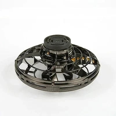 Planet Gates black Mini Drone LED UFO Fingertip flying machine induction gyroscope Decompression adult children's toys