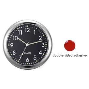 Planet Gates black Mini Watch Mini Quartz Clock Light Emitting Electronic Clock Waterproof Bicycle Motorcycle Watch Dashboard Car Clock