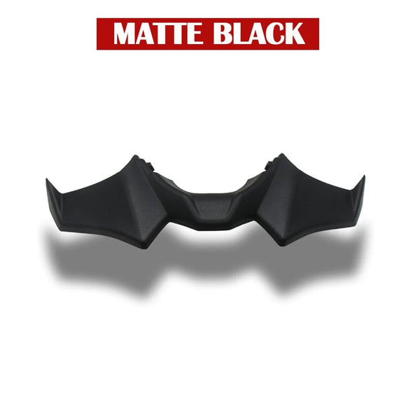 Planet Gates Black Motorcycle Accessories Black Naked Front Downforce Spoiler Winglet Aerodynamic Wing Kit Spoiler For YAMAHA MT 07 2021 2022 2023