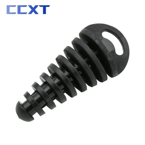 Planet Gates Black Motorcycle ATV Exhaust Pipe Plug Tailpipe PVC Air Bleeder Plug Wash Plug Pipe Protector For Yamaha Honda Kawasaki Suzuki KTM etc