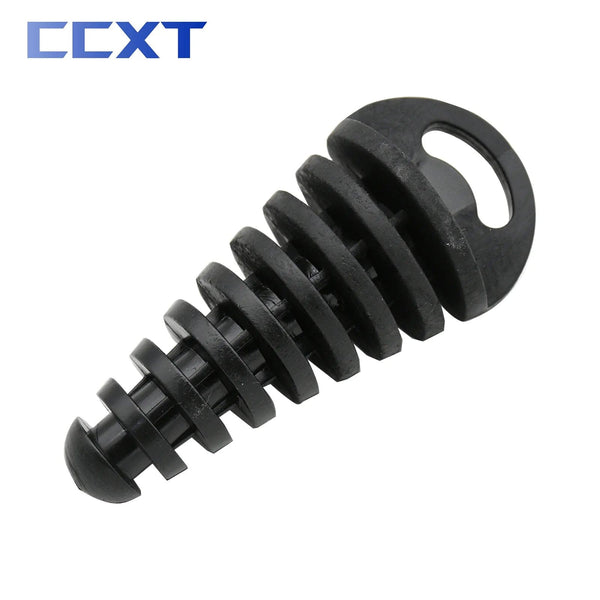 Planet Gates Black Motorcycle ATV Exhaust Pipe Plug Tailpipe PVC Air Bleeder Plug Wash Plug Pipe Protector For Yamaha Honda Kawasaki Suzuki KTM etc