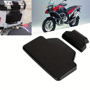 Planet Gates Black Motorcycle Back Cushion Rear Pad Saddlebag Trunk Passenger Backrest Accessories Fit For BMW F800GS R1200GS ADV (Black)