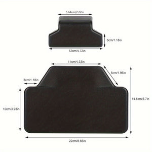 Planet Gates Black Motorcycle Back Cushion Rear Pad Saddlebag Trunk Passenger Backrest Accessories Fit For BMW F800GS R1200GS ADV (Black)