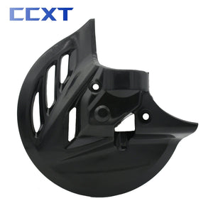 Planet Gates Black Motorcycle Brake Disc Protection Cover Plastic Protective Cover For Honda CRF250R CRF450R CRF250RX CRF450RX CRF250X CRF450X Part