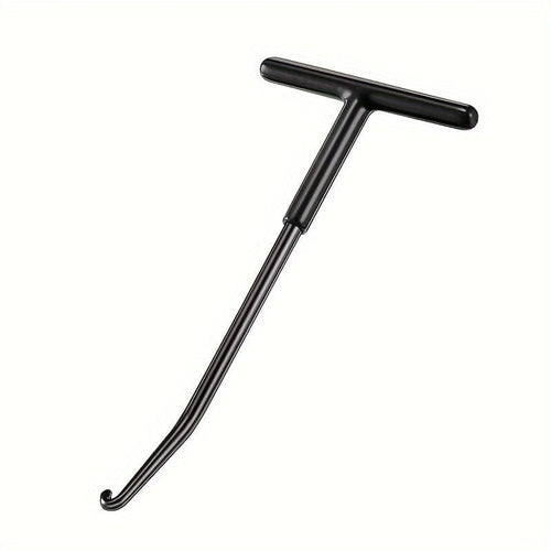 Planet Gates Black Motorcycle Exhaust Pipe Spring Hook T Shaped Hand-held Puller Repair Tool Universal Motor Accessories