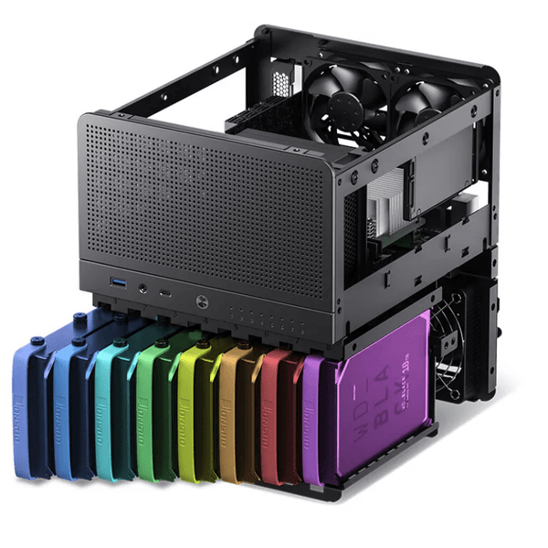 Planet Gates Black N3 / CHINA JONSBO N3 NAS Mini Case All-In-One Aluminum ITX Chassis 8Hard Disk Support 130mm CPU Cooler 250mm Graphics Card With 100mm*2 Fan