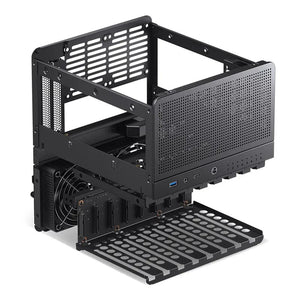 Planet Gates Black N3 / CHINA JONSBO N3 NAS Mini Case All-In-One Aluminum ITX Chassis 8Hard Disk Support 130mm CPU Cooler 250mm Graphics Card With 100mm*2 Fan