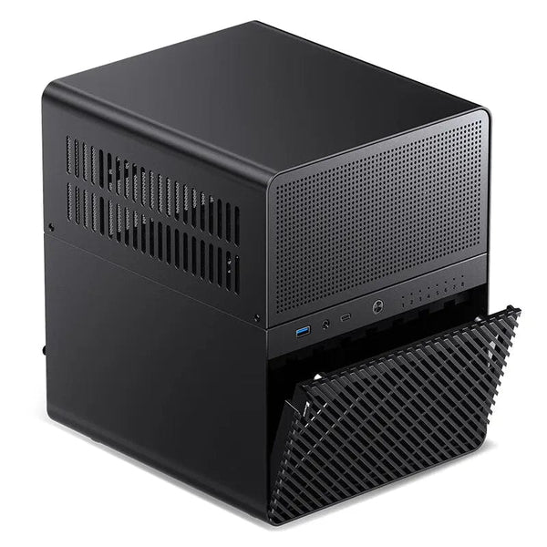 Planet Gates Black N3 / CHINA JONSBO N3 NAS Mini Case All-In-One Aluminum ITX Chassis 8Hard Disk Support 130mm CPU Cooler 250mm Graphics Card With 100mm*2 Fan