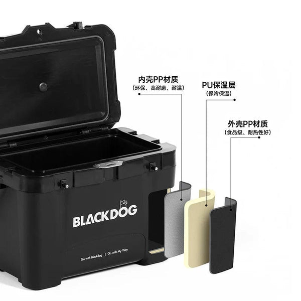 Planet Gates Black Naturehike-Blackdog 26L Outdoor Camping Incubator Refrigerator Portable Car Ice Bucket Camping PP Incubator