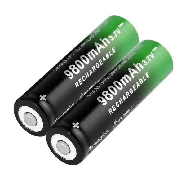 Planet Gates black New 18650 Li-Ion battery 9800mah rechargeable battery 3.7V for LED flashlight flashlight or electronic devices batteria