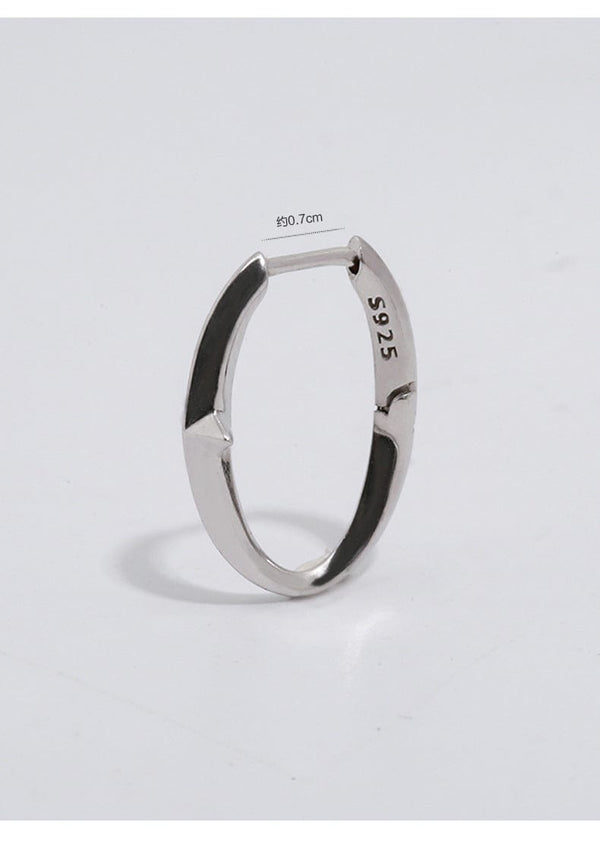 Planet Gates Black New 925 Sterling Silver Earrings Small Star Earrings Female Charm Jewelry Gift hoop earrings for women