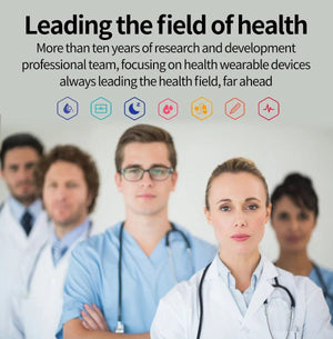 Planet Gates Black New Blood Glucose Health Smartwatch Men ECGPPG Blood Pressure Lipids Uric Acid IP67 Waterproof Sport Bluetooth Call Smart Watch