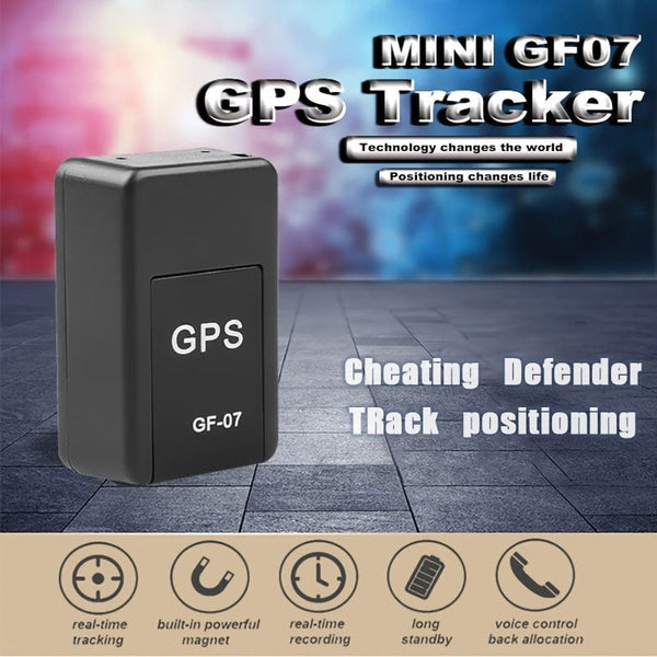 Planet Gates Black New Magnetic GF07 GPS Tracker Device GSM Mini Real TimeTracking Locator GPS Car Motorcycle Remote Control Tracking Monitor