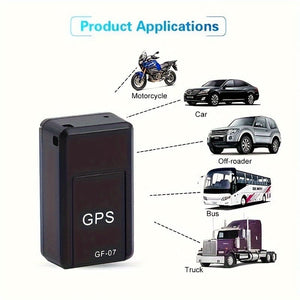 Planet Gates Black New Magnetic GF07 GPS Tracker Device GSM Mini Real TimeTracking Locator GPS Car Motorcycle Remote Control Tracking Monitor