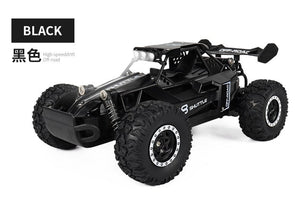 Planet Gates Black New RC Car 1:16 2WD with LED Light 2.4G 20KM/H High Speed Off-Road Climbing Remote Control Car Toy Gifts for Boys Girls Kids