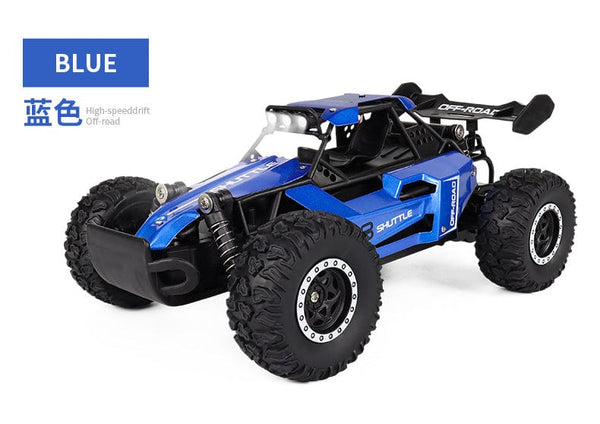 Planet Gates Black New RC Car 1:16 2WD with LED Light 2.4G 20KM/H High Speed Off-Road Climbing Remote Control Car Toy Gifts for Boys Girls Kids