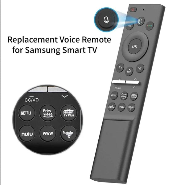 Planet Gates black New RM-A6 Remote for Samsung TV Voice Remote, Compatible with Samsung Smart QLED 4K 8K UHD HDTV
