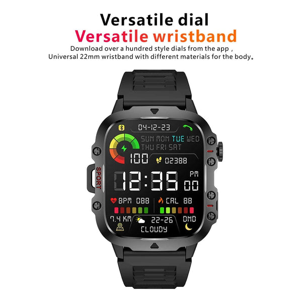 Planet Gates black New Smart Watch For Men Women Bluetooth Call Heart Rate Sleep Monitoring 3ATM Waterproof Sport Smartwatch For Android IOS 2024
