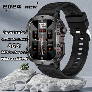 Planet Gates black New Smart Watch For Men Women Bluetooth Call Heart Rate Sleep Monitoring 3ATM Waterproof Sport Smartwatch For Android IOS 2024