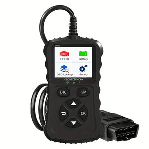 Planet Gates Black OBD2 Code Scanner, OBDII Car Code Reader Check Engine Fault Code Scanner Cranking and Charging Tester OBD2 Diagnostic Tool For OBDII 12V Gasoline Cars