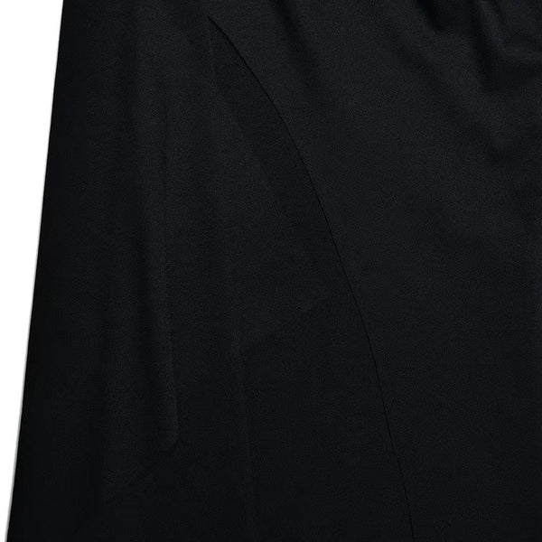 Planet Gates Black Off-shoulder Strapless Backless High Split Maxi Dress For Women Sleeveless Bodycon Club Party Evening Long Dress Clothes