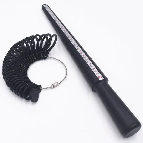 Planet Gates Black One Set Jewellery Tools Ring Size Mandrel Stick Finger Gauge Ring Sizer Measuring Jewelry Tool Set Ring Size Fashion Jewellery Tools
